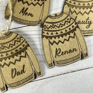 Etichete cu nume pentru cadouri de Crăciun